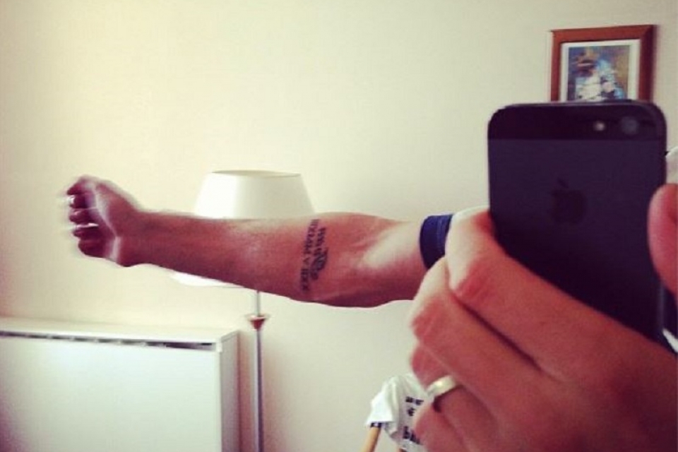 Футболист Андрей Ярмоленко сделал патриотичную татуировку