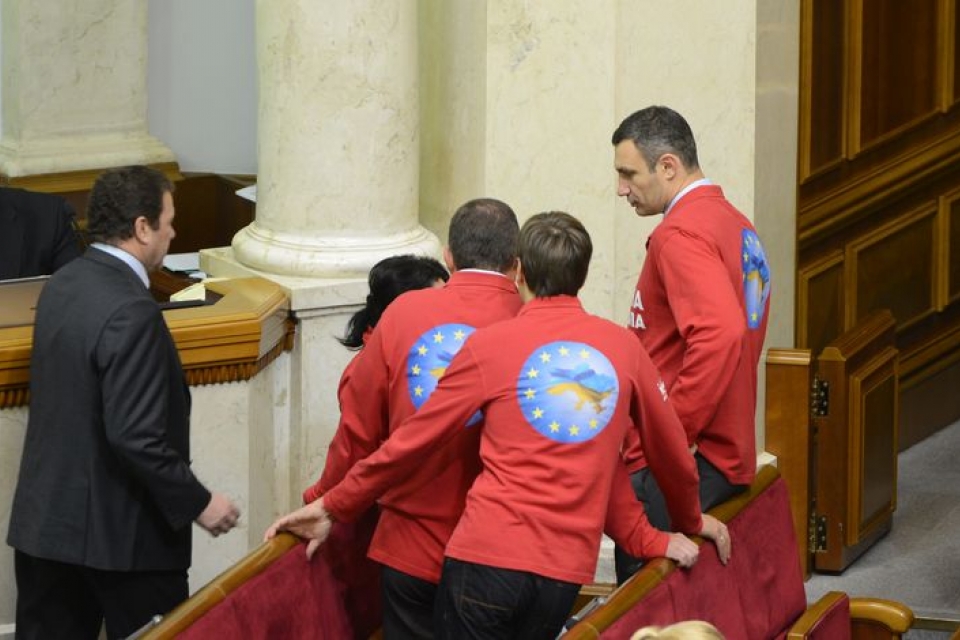 Яценюк и Кличко самоустранились от закона Тимошенко