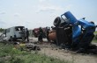 В Запорожской области микроавтобус врезался в бензовоз