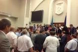 В заседании Киевсовета объявлен перерыв