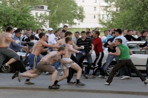100 студентов подрались в Харькове