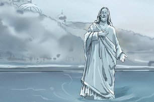 В Киеве хотят поставить статую Христа, гуляющего по воде