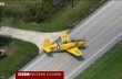 В США самолет сел на оживленном шоссе