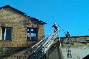 В Киеве вновь загорелся офис на Подоле