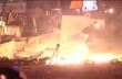 Видео сожженного БТП при ночном штурме Майдана