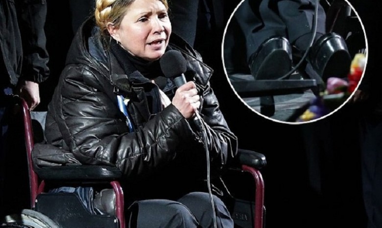 Тимошенко каблуками борется с Януковичем
