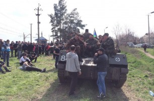 В Краматорске военные пикникуют с местным населением