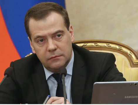 Медведев обвиняет Украину в воровстве газа