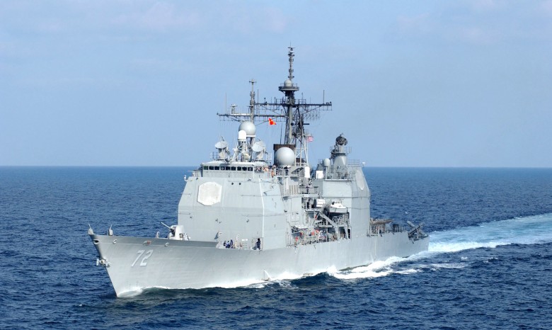 Американский ракетный крейсер Vella Gulf сегодня войдет в Черное море