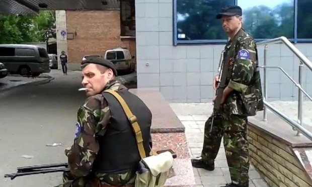 Боевики захватили главный военкомат в Донецке