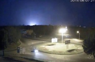 Появилось видео взрыва возле аэропорта Луганска