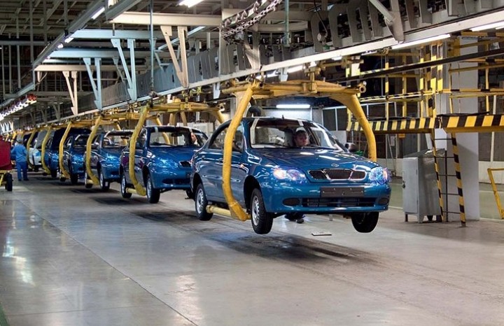 Производство авто в Украине упало на 80%
