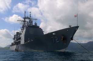 В Черное море вошел американский крейсер Vella Gulf