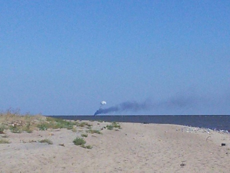 В Азовском море обстреляли катер украинских пограничников (видео)