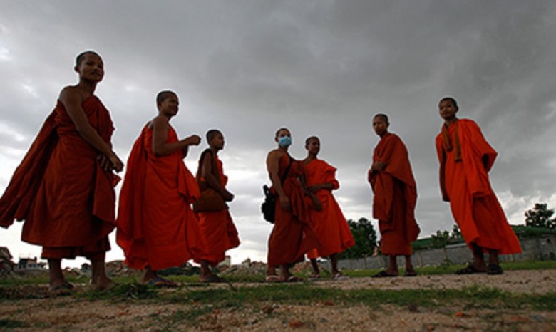 Буддистских монахов арестовали за употребление метамфетамина