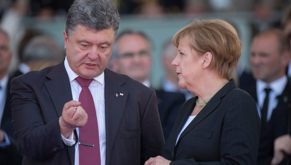Порошенко обсудил с Меркель поставку газа в Украину и «псевдовыборы» на Донбассе