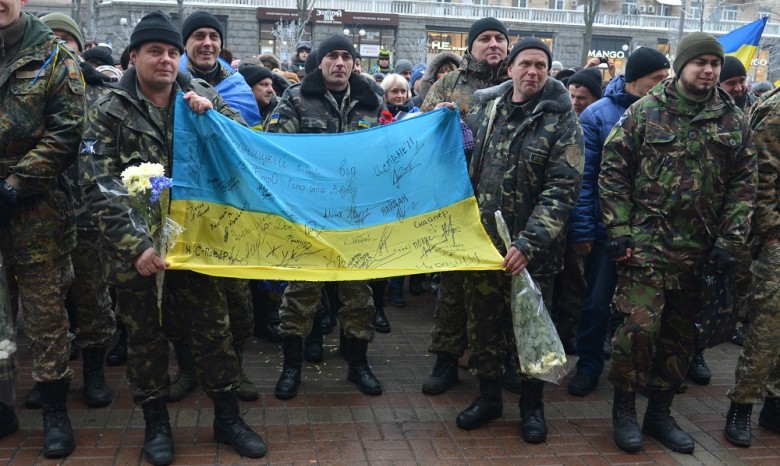 Батальон «Киев-12» вернулся из зоны АТО