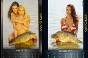 В Германии выпустили эротический календарь «девушка и карп»
