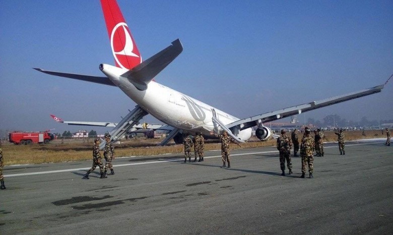В Непале разбился пассажирский лайнер из Турции