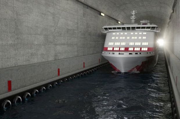Норвежцы построят уникальный тоннель для кораблей
