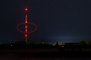 Житель Омской области сфотографировал ночью НЛО над городом