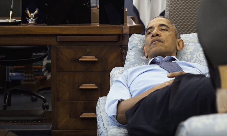 «Диванный главнокомандующий»: Обама снял шутливую короткометражку о жизни после отставки (ВИДЕО)