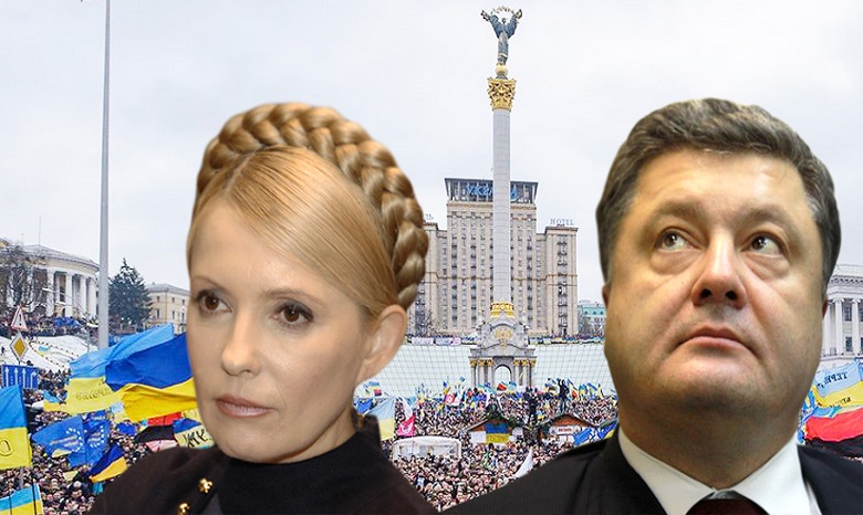 Порошенко и Тимошенко идут вровень в президентском рейтинге