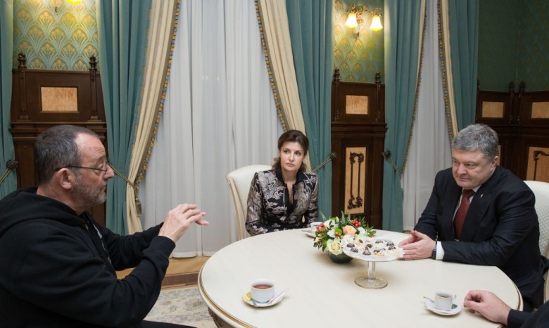 Жан Рено и Порошенко хотят снимать фильмы на Украине