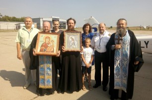 Священники Кропивницкого совершили воздушный крестный ход в честь Дня  Крещения Руси