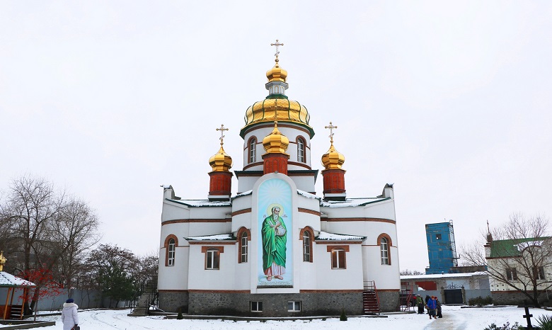 В Днепре освятили храм в честь апостола Андрея Первозванного