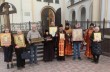 Вокруг Кропивницкого священники УПЦ совершили крестный ход с мощами святых воинов