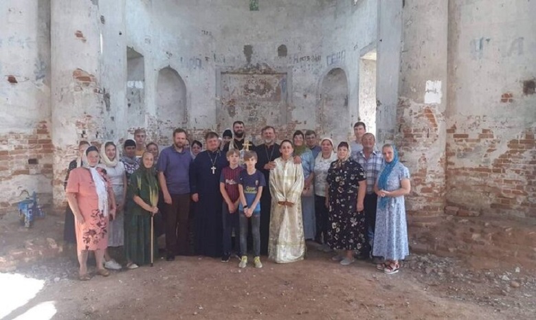 На Полтавщині УПЦ відновила богослужіння у стародавньому Благовіщенському храмі