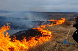 Рятувальники нагадують, що за спалення сухої трави загрожують штрафи та кримінальна відповідальність