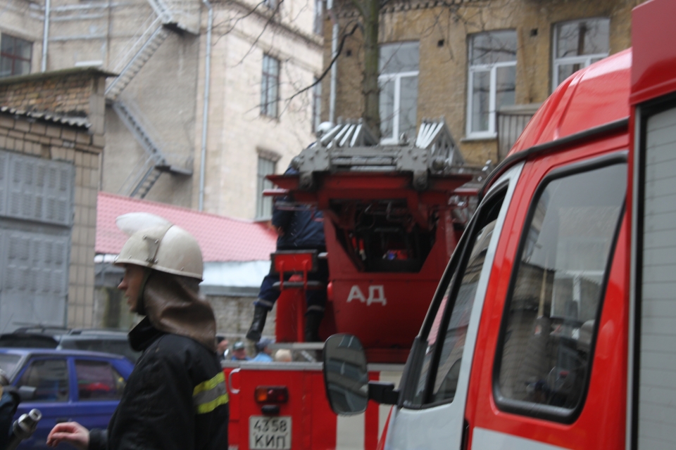 Пожар в центре Киева: в милиции подозревают поджог