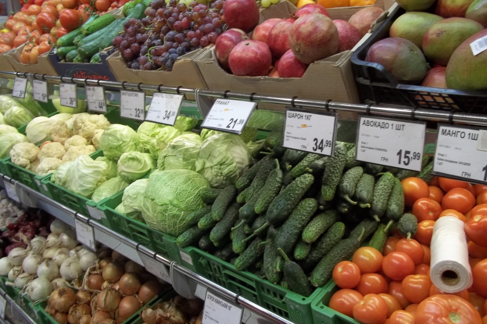 В начале апреля цены на овощи были на 22% ниже, чем год назад