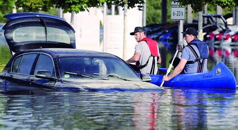 Германию затопили рекордные паводки