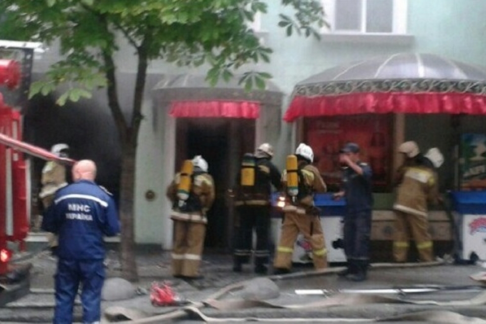 В Одессе из-за кондиционера загорелось кафе