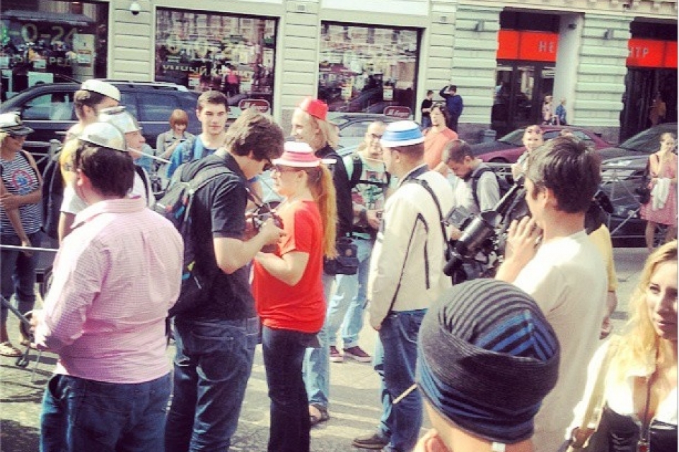 В России ОМОН задержал шествие пастафариан