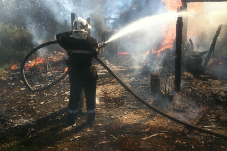 В Житомирской области сгорел 3-летний ребенок