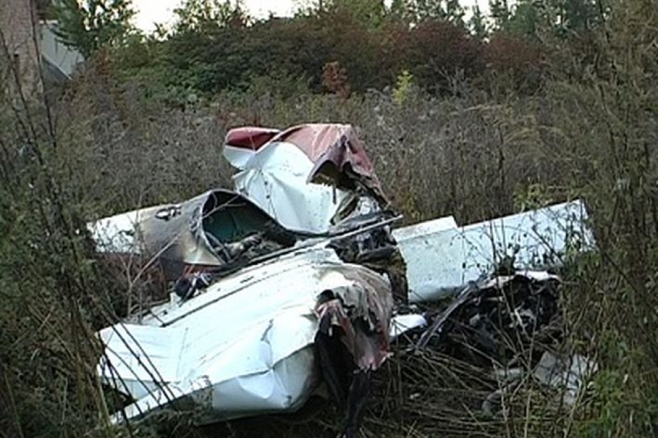 На Прикарпатье при падении самолета погибли два человека