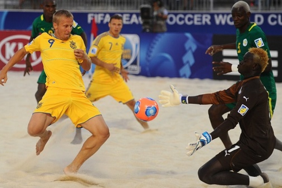 Украинские «пляжники» уступили Сенегалу на чемпионате мира
