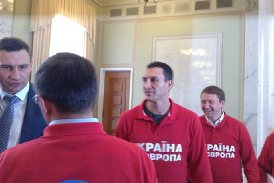 Владимир Кличко пришел на экскурсию в Верховную Раду