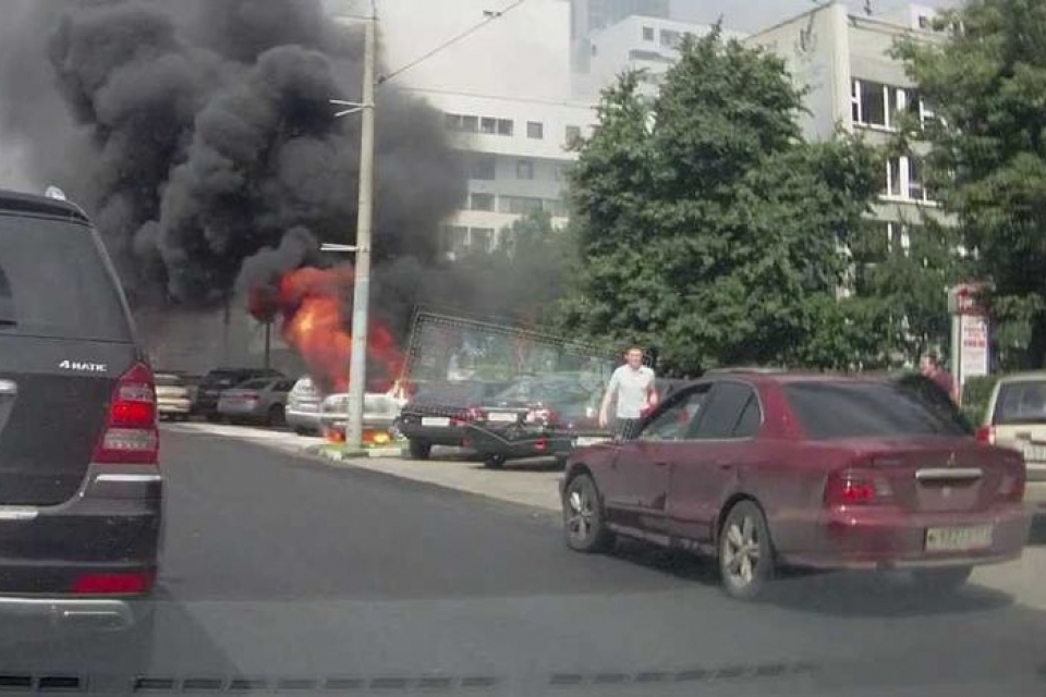 За ночь в Хмельницкой области сгорели три машины