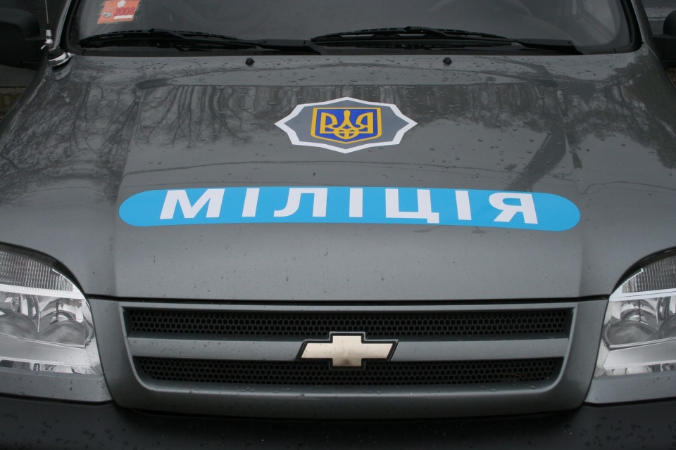 Донецкие милиционеры нечаянно сбили пешехода