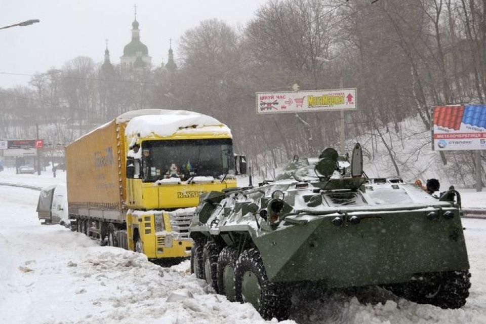 "Киевавтодор" готовится к снегопадам в столице