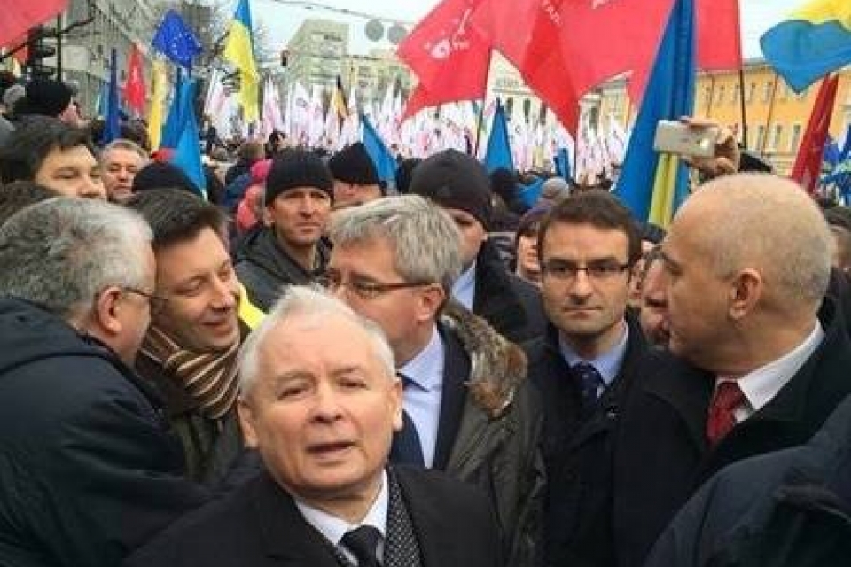 В акции на Майдане участвуют европейские политики