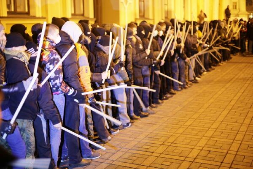 Ультраправые стали боевым отрядом Евромайдана
