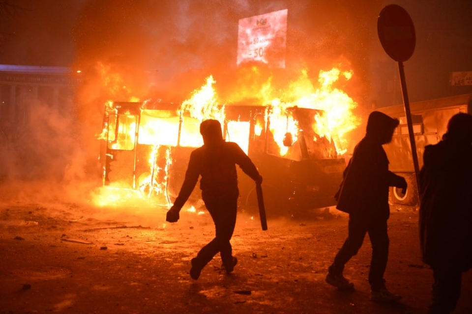 Депутат Европарламента о беспорядках в Киеве: «Митингующие ведут себя все более радикально»