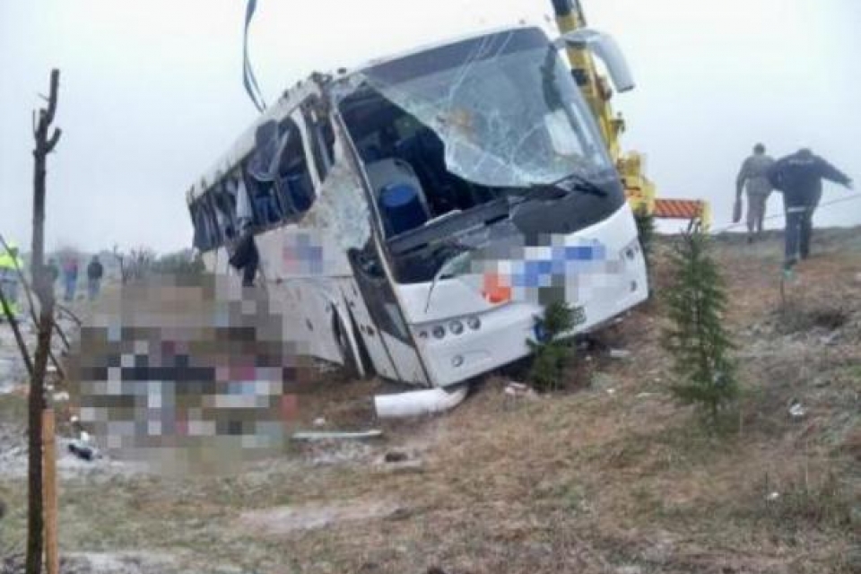 В Турции погиб 21 пассажир автобуса