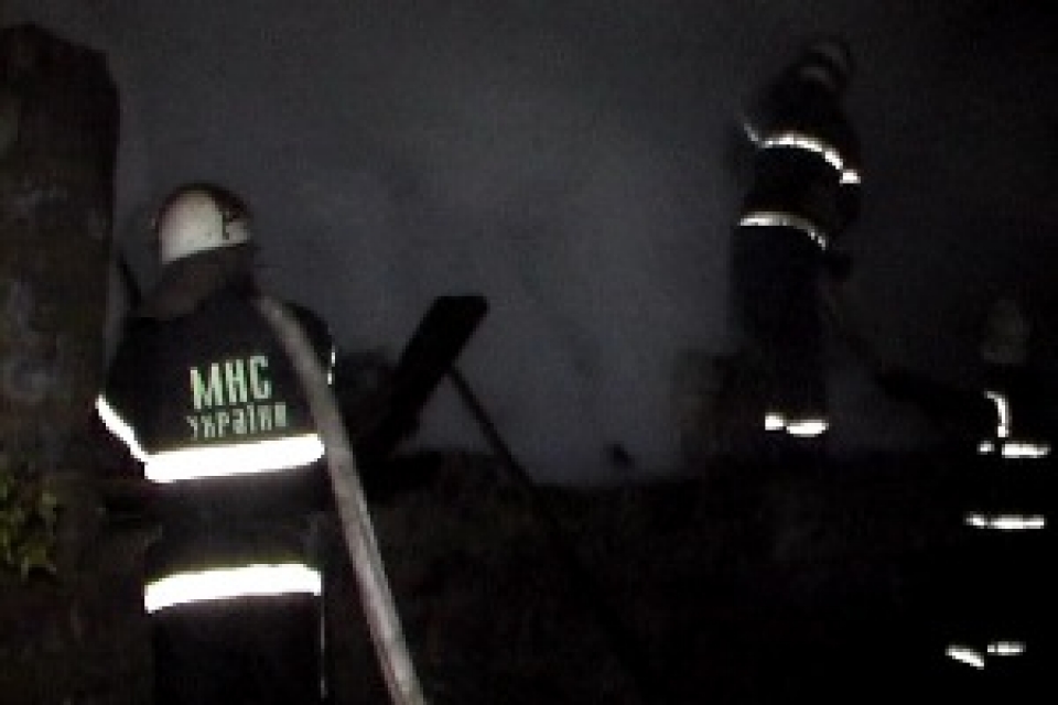 В Луганской области на пожаре погибла женщина